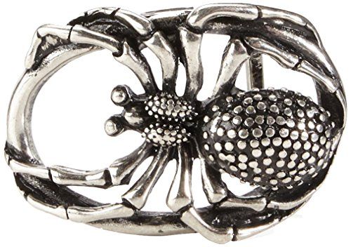 MGM Unisex Belt Buckle Spider, Silver (Argento America 1), 70 cm