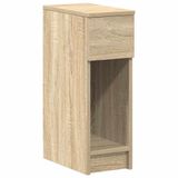 VidaXL Nachtkastje met lade 20x36x60 cm sonoma eikenkleurig