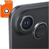 TORRAS LensGuard Geschikt voor Apple iPhone Air - Camera Lens Protector 9H Tempered Glass - Zwart