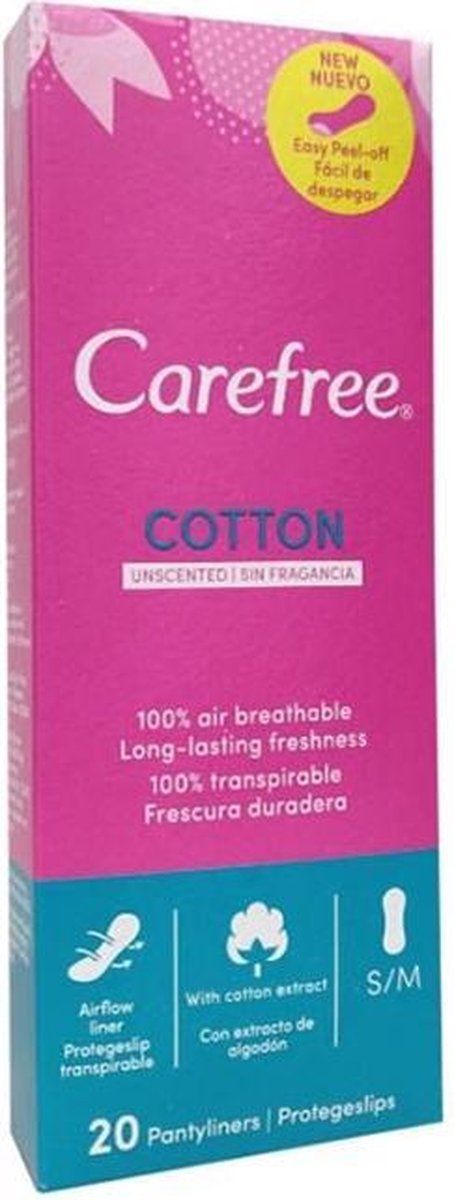 Carefree Slip Cotton - 20 Units - 3574661552583