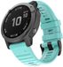 By Qubix Qubix - Siliconen bandje - Lichtblauw - 26mm Quickfit - Geschikt voor Garmin Fenix 8 / 8 Pro - 51mm