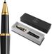 Parker Meridian Rollerball Pen | Zwarte lak met gouden accenten | Fijne penpunt | Zwarte inkt