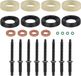 Icecat 1.6 HDI Diesel Injector Seal Kit - met 8 Schroeven - Injectoren O-Ring Kit 198185 198299 1982A0 - Compatibel met Citroën en Peugeot