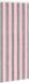 vidaXL Insectengordijn Chenille Zilvergrijs en Roze 90 x 220 cm