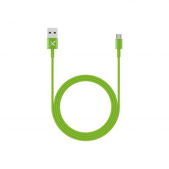 XLayer 214097 USB-kabel - groen - 1 m