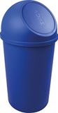 helit H2401234 - Push-afvalbak „the flip“ 25 L blauw