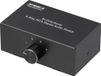 SpeaKa Professional SP-AS-500 Cinch-audio-switch 4 poorten Met metalen behuizing