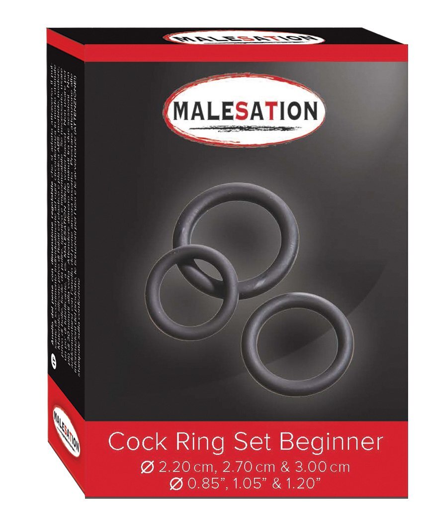 MaleSaTion Malesation Penisring Beginners Set