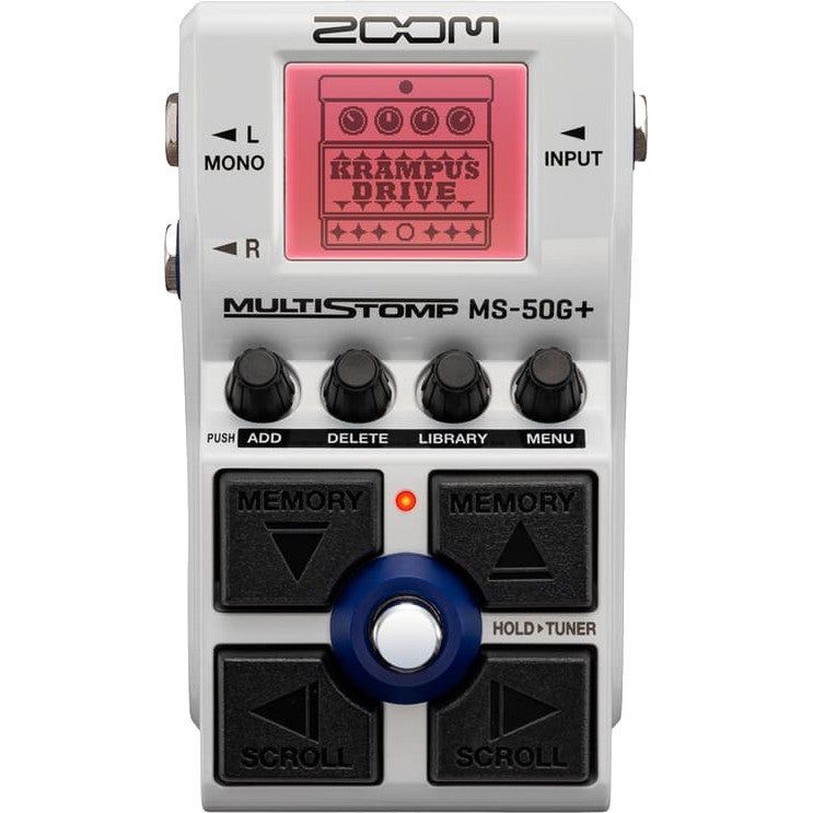 Zoom MS-50G+ MultiStomp - Multi-effectpedaal voor gitaar