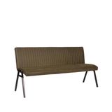 LABEL51 Matz Banc de salle à manger - Vert - Cuir artificiel - 175 cm