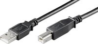 Good Connections USB naar USB-B kabel - USB2.0 - tot 0,5A / zwart - 0,50 meter