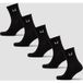 MP Unisex Crew Socks (5 Pack) - Black - UK 9-11