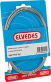 Elvedes Achterrembinnenkabel 4 meter RVS met 2 nippels