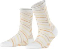 FALKE Shiny Special Edition drukvrije rolrand lyocell Sokken dames wit - maat 35-38