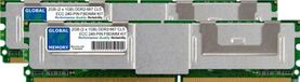 GLOBAL MEMORY Kit RAM FBDIMM DDR2 667MHz PC2-5300 ECC 2GB (2 x 1GB)
