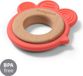 Babyono - Anneau de dentition en bois et silicone - POULET