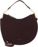 Coccinelle Leren schoudertas Sunup Handbag Double Grainy Leather Berry / Wint. Rose donkerpaars