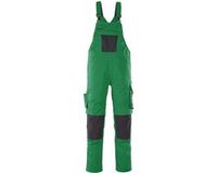 Mascot Unique Amerikaanse overall met kniezakken 12069-203 - Groen/Zwart - C62