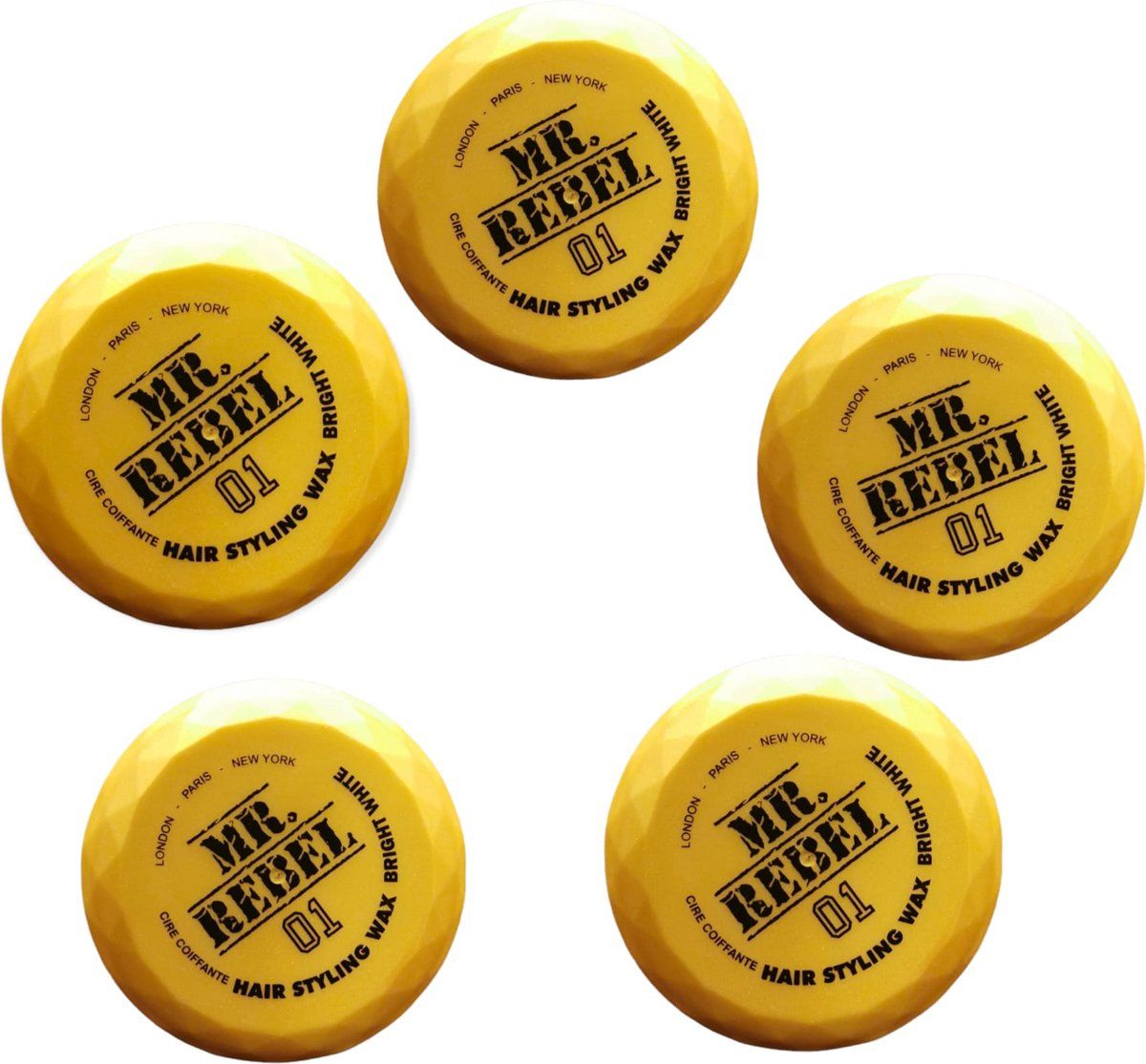 Mr. Rebel MR>REBEL Haar Wax 01 Gold - 750 ML (5 Stuks)