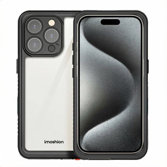 imoshion Waterproof 360 Case voor de Apple iPhone 16 Pro - Zwart