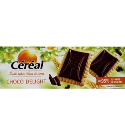 Cereal Koek choco delight minder suikers 126 G