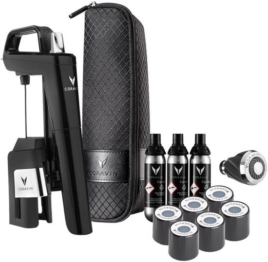 Coravin Timeless Six+ Wijnbewaarsysteem - Piano zwart