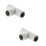 Zenitech - 2 stuks IRL Ø 16 mm grijs