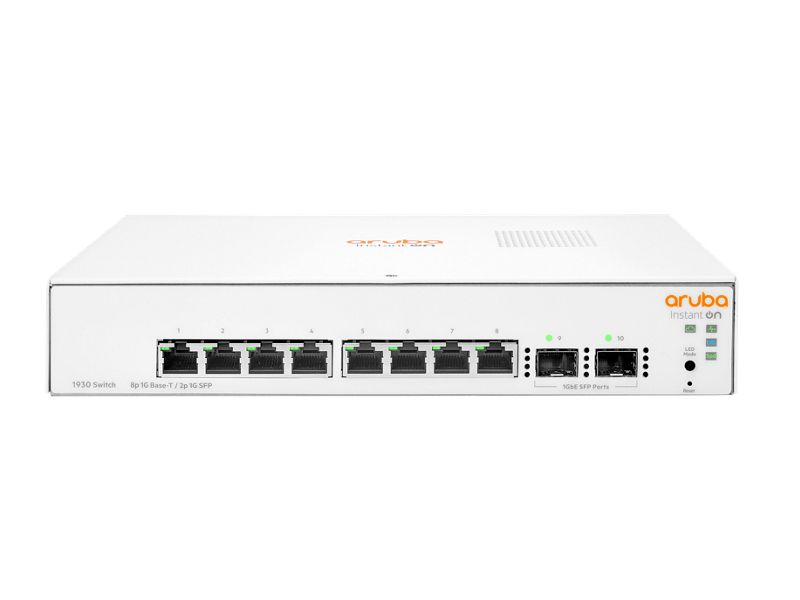 Aruba Instant On 1930 10-poorten Switch - Managed Gigabit Ethernet - 1U - Wit