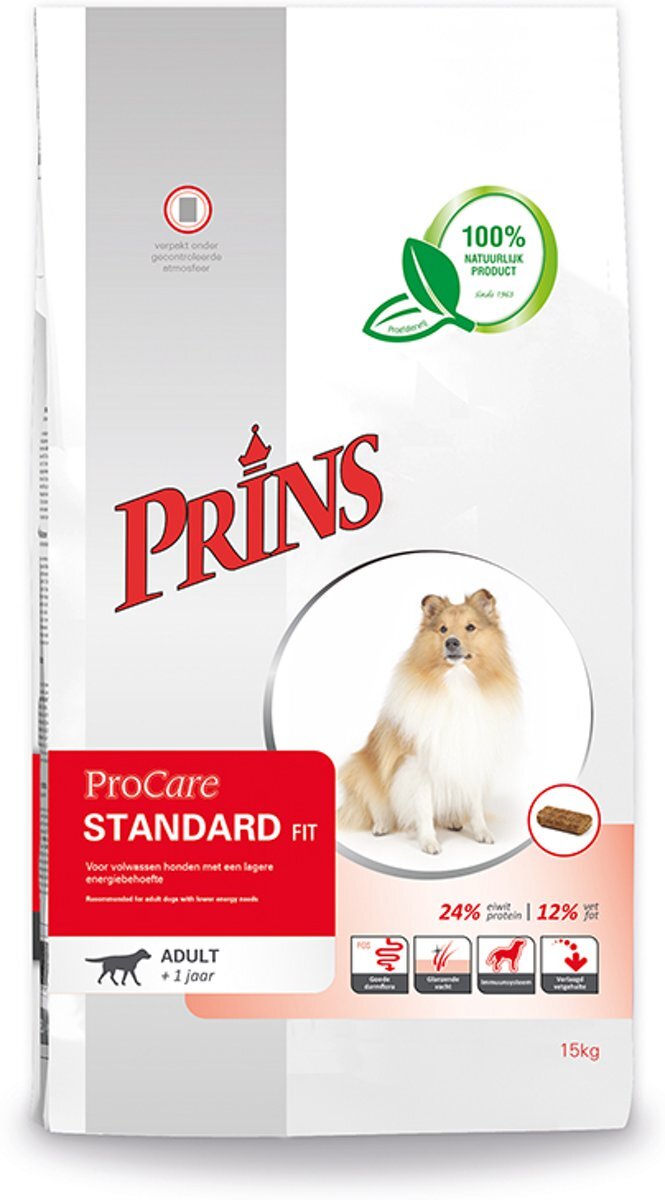 Prins Procare Hondenvoer Standard - 2 St Ã 3 kg