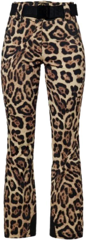 Goldbergh softshellbroek dames - L/40 - Bruin pattern