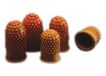 Rexel Velos Telvingers Maat 0 - 20 mm (10 stuks) - Oranje