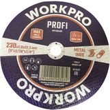 WorkPro WP406400 Doorslijpschijf 230 mm 10 stuk(s) Inox, Metaal