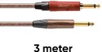 Cordial CSI 3 PP-METAL-SILENT instrumentkabel 3 m - Instrumentenkabel
