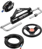 Latios Système de direction hydraulique pour bateau - Kit de direction hors-bord - Max 150 ch