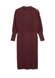 s.Oliver Robe en maille bordeaux