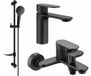 Mexen Milo DF05 set de bain, noir