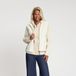 MGO Leisure Wear MGO Maya Dames - Outdoor bodywarmer - Teddy - Gebroken wit