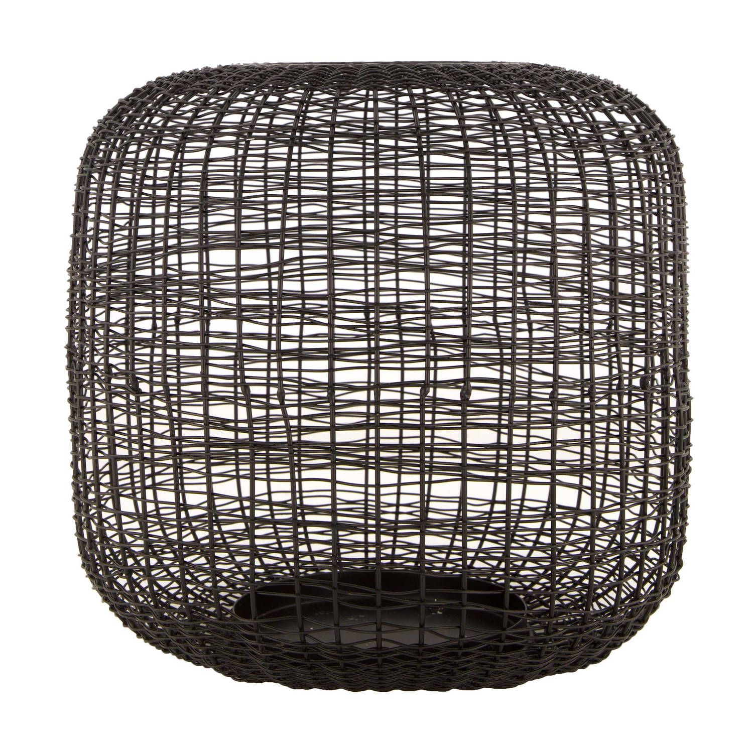 Dijk Natural Collections Metalen Lantaarn - Zwart - 23x11x21