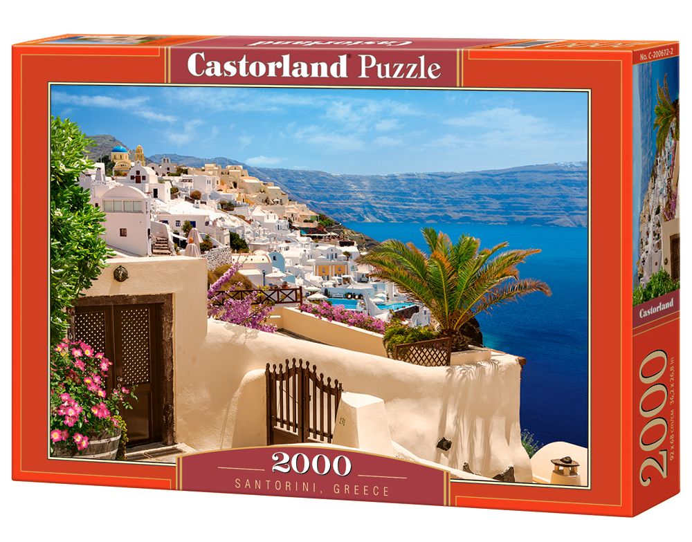Castorland Santorini, Greece - Puzzel - 2000 stukjes