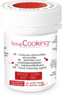 ScrapCooking - Kleurstofpoeder - Rood - 5g