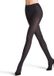 FALKE Prime Rib gedessineerd materiaal ondoorzichtig 60 DEN panty dames zwart - maat S-M