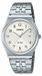 CASIO MTP-B145D herenhorloge, witte wijzerplaat, roestvrijstalen band, analoog, quartz, waterdicht tot 5 bar