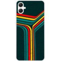 Samsung Galaxy A05 Retro lines bedrukt siliconen hoesje