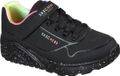 Skechers Uno Lite-Rainbow Specks Meisjes Sneakers - Zwart