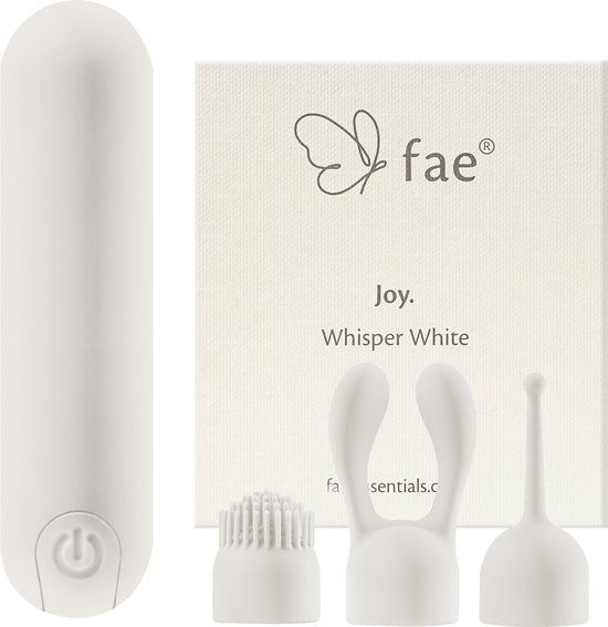 Fae® Vibrator voor Vrouwen - Clitoris Stimulator - Mini Bullet Vibrator - Sex Toys voor Vrouwen en koppels - Seksspeeltjes - Joy Series, Whisper White