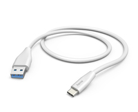 Hama USB-A - USB-C, 1,5 m, wit