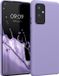 kwmobile telefoonhoesje geschikt voor OnePlus 9 (EU/NA Version) - Hoesje met siliconen coating - Smartphone case in violet lila