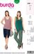 Burda Naaipatroon 6231 - Top in Variaties - Groen