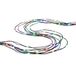 Merkloos / Sans marque Lichtsnoer - gekleurd - 10 meter - 100 LED lampjes - 5 m aanloopsnoer zwart - met afstandsbediening - kerstverlichting