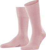 FALKE Tiago eenkleurig fil d'Ecosse katoen sokken heren roze - maat 43-44